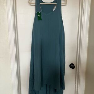 HALARA High Low Teal Dress